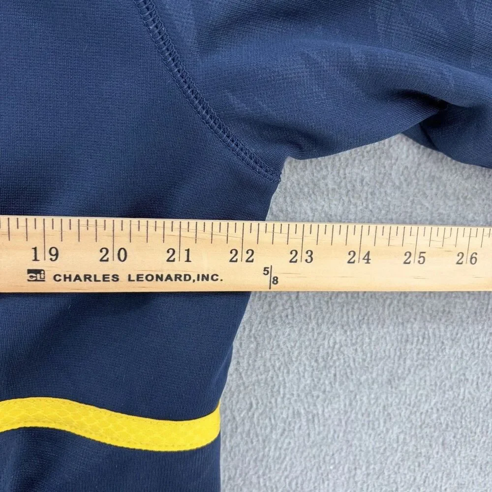 Adidas Michigan Wolverines ClimaWarm Team Issued Hoodie Navy Large NCAA Football